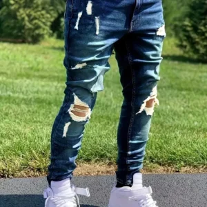 Men's Distressed Fashion Jeans