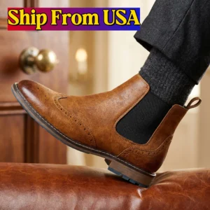 Ankle Boots Casual Brand Brogues Boots Comfortable 2026 Fashion